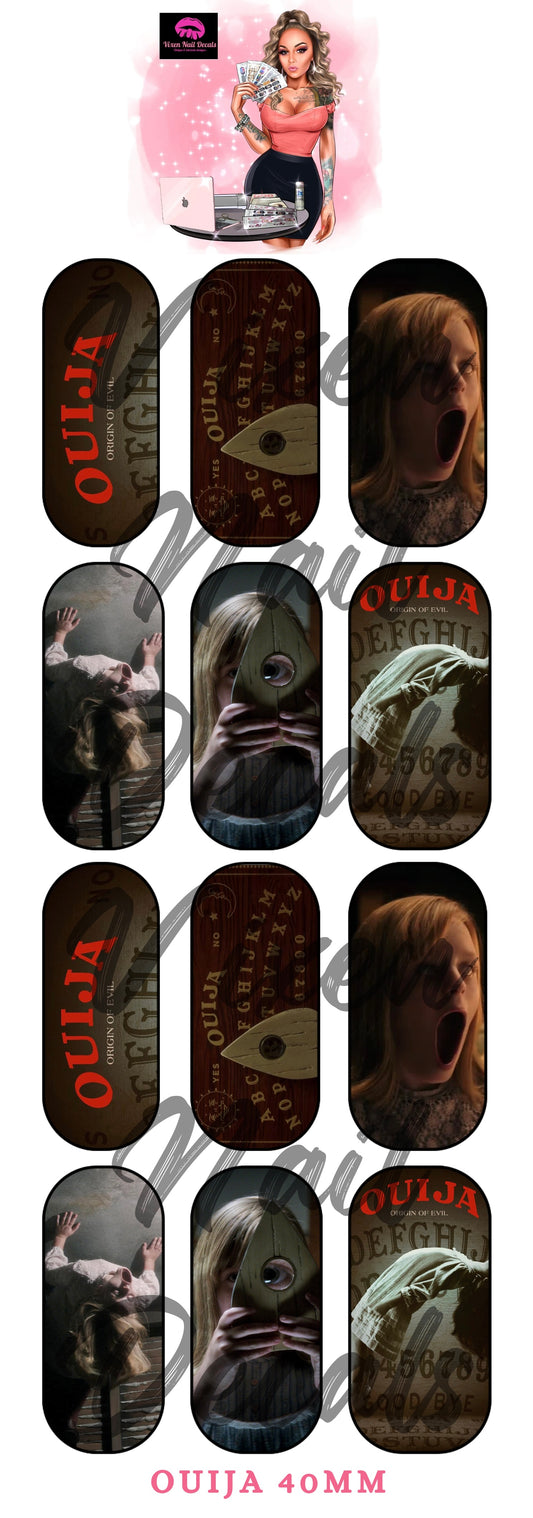 Ouija - Origin Of Evil Waterslide Nail Decals - Nail Wraps - Nail Designs - Nail Art