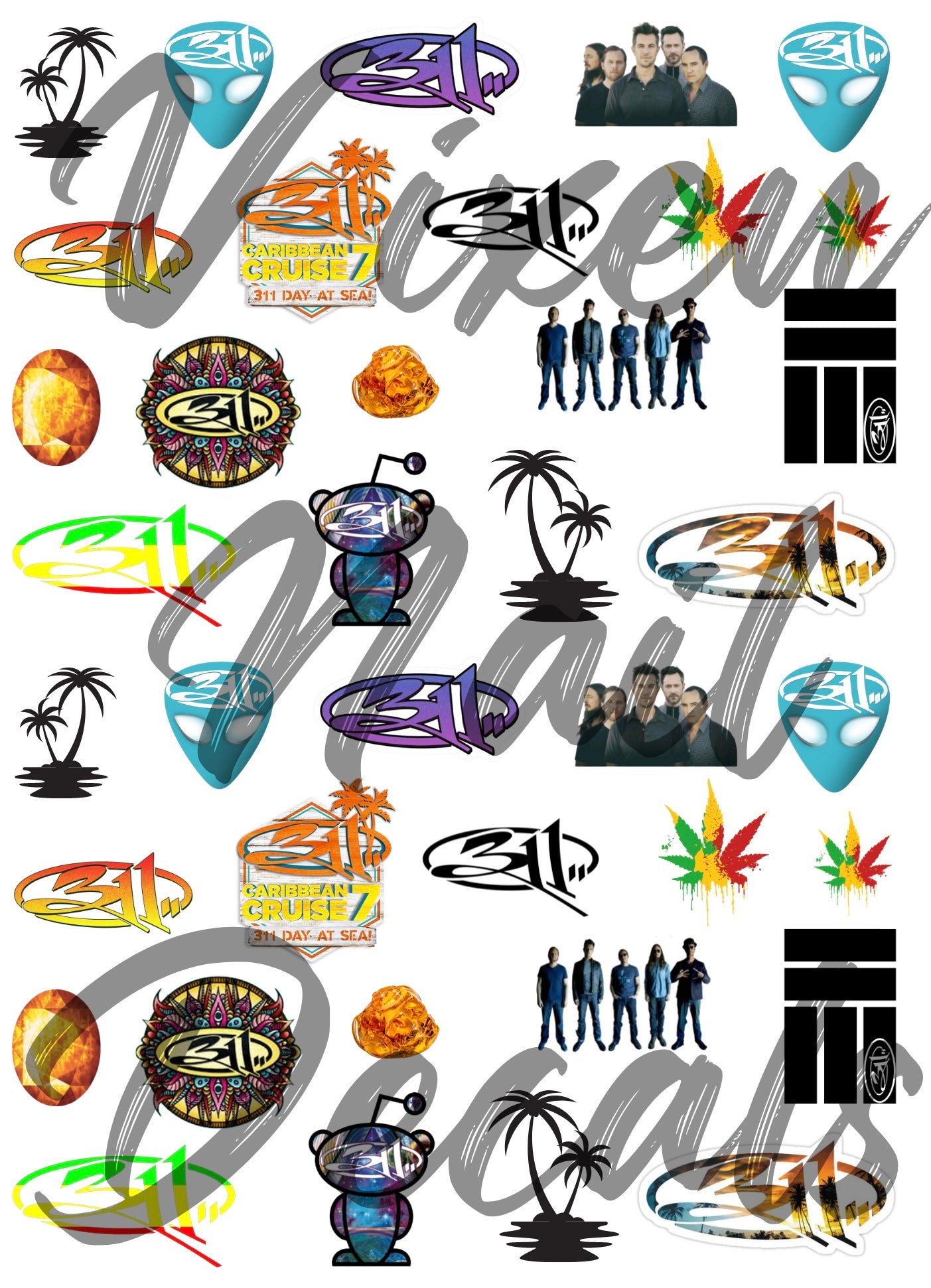 Amber Is The Color Waterslide Nail Decals - Nail Wraps - Nail Designs - Nail Art