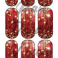 Sparkling Hearts - Valentine's Day Waterslide Nail Decals - Nail Wraps - Nail Designs - Nail Art
