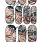 Marble Waterslide Nail Decals - Nail Wraps - Nail Designs - Nail Art