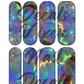 Opal - Crystal/Gem Waterslide Nail Decals - Nail Wraps - Nail Designs - Nail Art