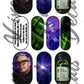 Dr Fresch - EDM DJ Waterslide Nail Decals - Nail Wraps - Nail Designs - Nail Art