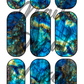 Labradorite - Crystal Waterslide Nail Decals - Nail Wraps - Nail Designs - Nail Art