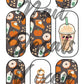 Pumpkin Spice - Halloween/Fall Waterslide Nail Decals - Nail Wraps - Nail Designs - Nail Art