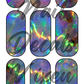 Opal - Crystal/Gem Waterslide Nail Decals - Nail Wraps - Nail Designs - Nail Art