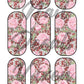 Roses - Valentine's Day Waterslide Nail Decals - Nail Wraps - Nail Designs - Nail Art