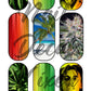 Bob Marley - Rasta Waterslide Nail Decals - Nail Wraps - Nail Designs - Nail Art